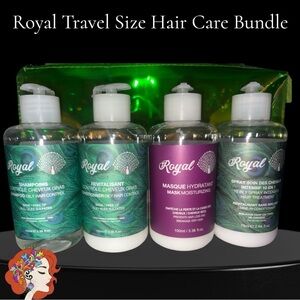 Royal Hair Treatment & Mask Set - Green and Purple